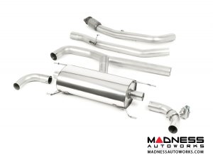 Alfa Romeo Giulia Performance Exhaust - 2.0L - Milltek - Cat Back w/ Active Valve Controller